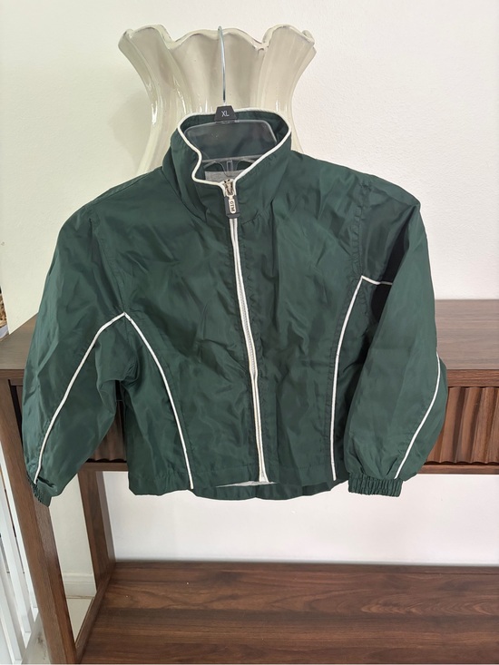 Gtm Sportswear Other - NWOT * Kids Dark Green Jacket with White Piping * Youth Sports
